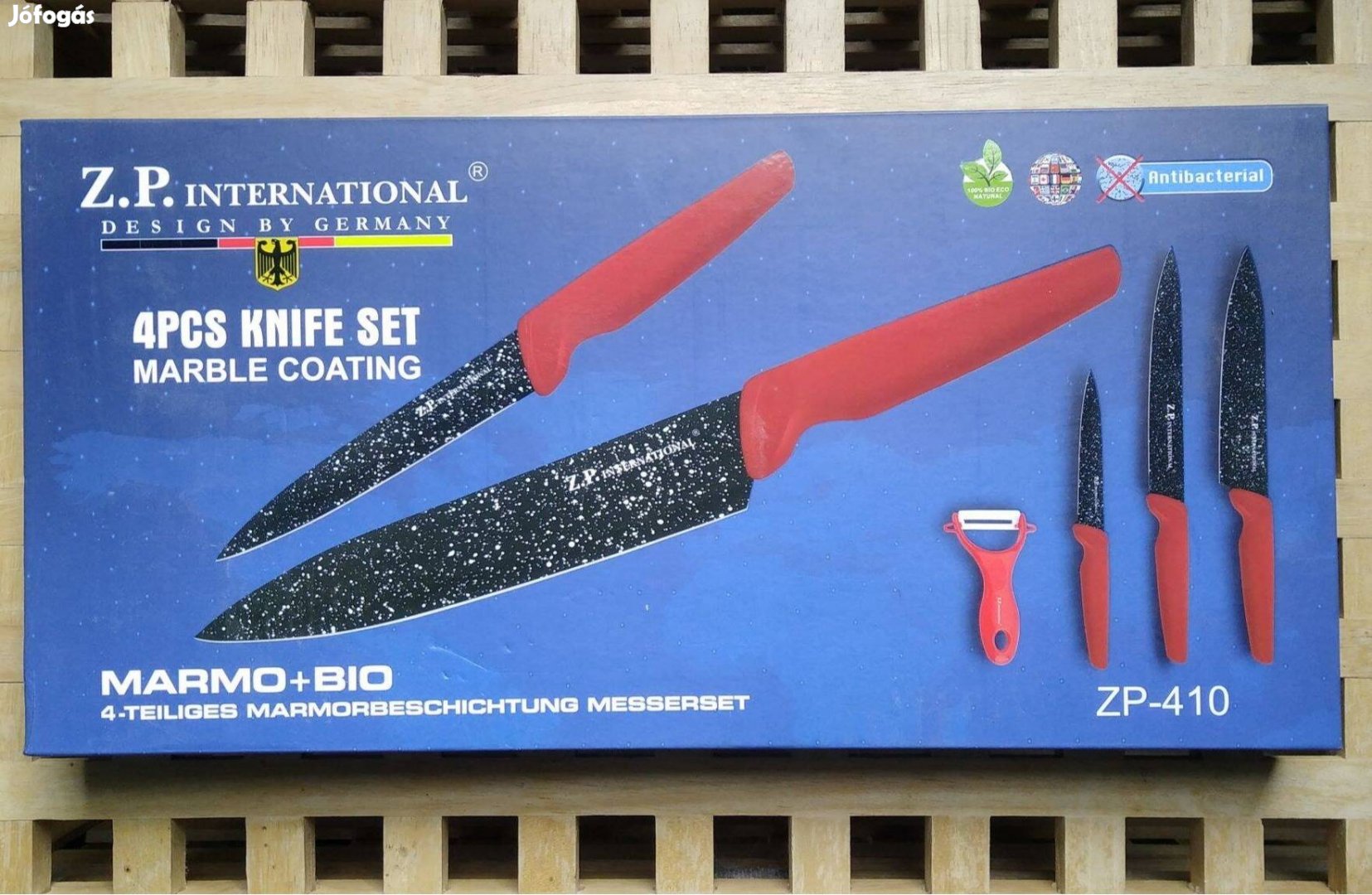 ZP 410 - Új késkészlet hámozóval - 4 db.-os - Zugló
