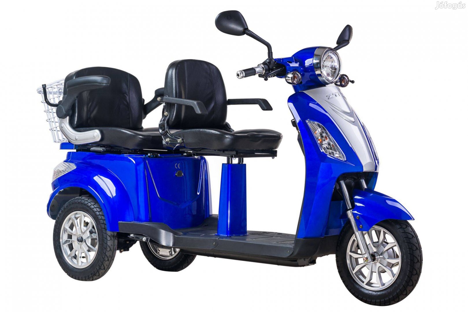 ZT18 Elektromos Háromkerekű Tricikli Kétszemélyes 3 Kerekű