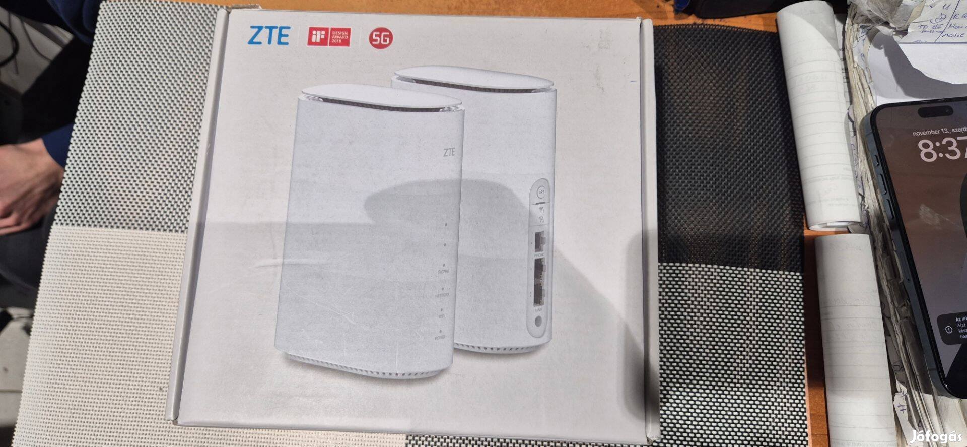 ZTE MC801A 5G Sim Kártyás Router Független Új Garanciás !