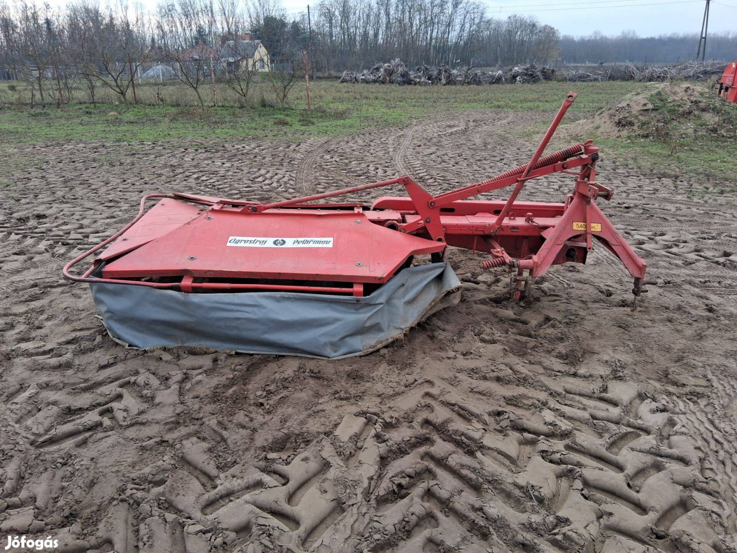 ZTR-165 tip 165 cm széles 2 dobos kasza fűkasza