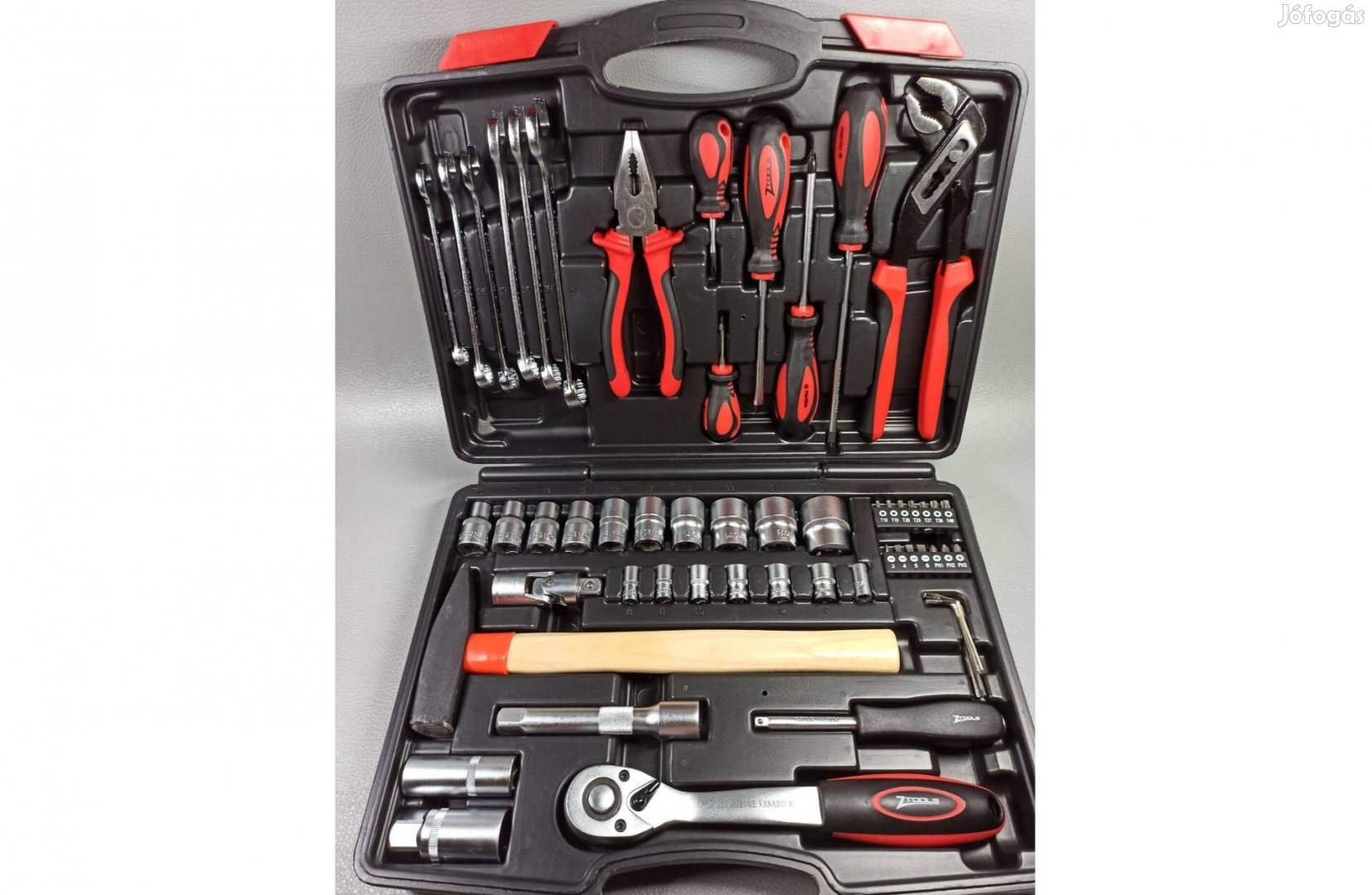 Z-Tools 1/4"+1/2" Szerszám Készlet 56 Részes (Új, kofferben)