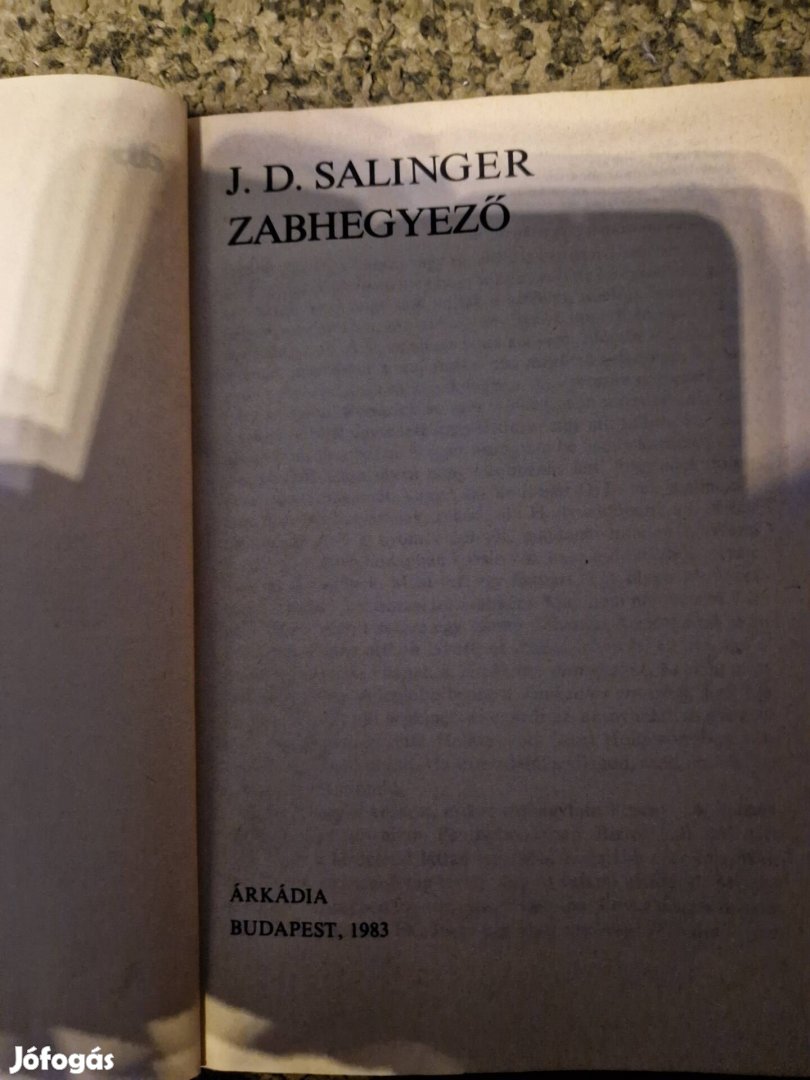 Zabhegyező c.könyv