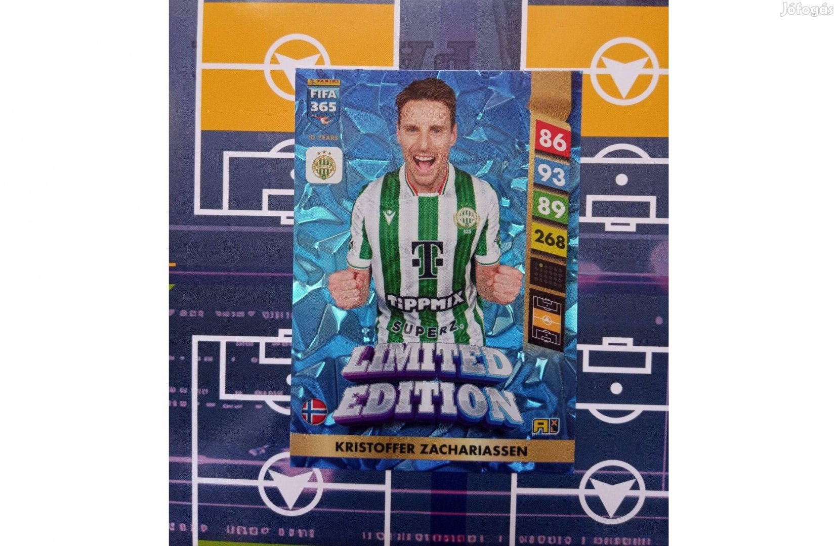 Zachariassen (Ferencváros) Fifa 365 2025 Limited kártya
