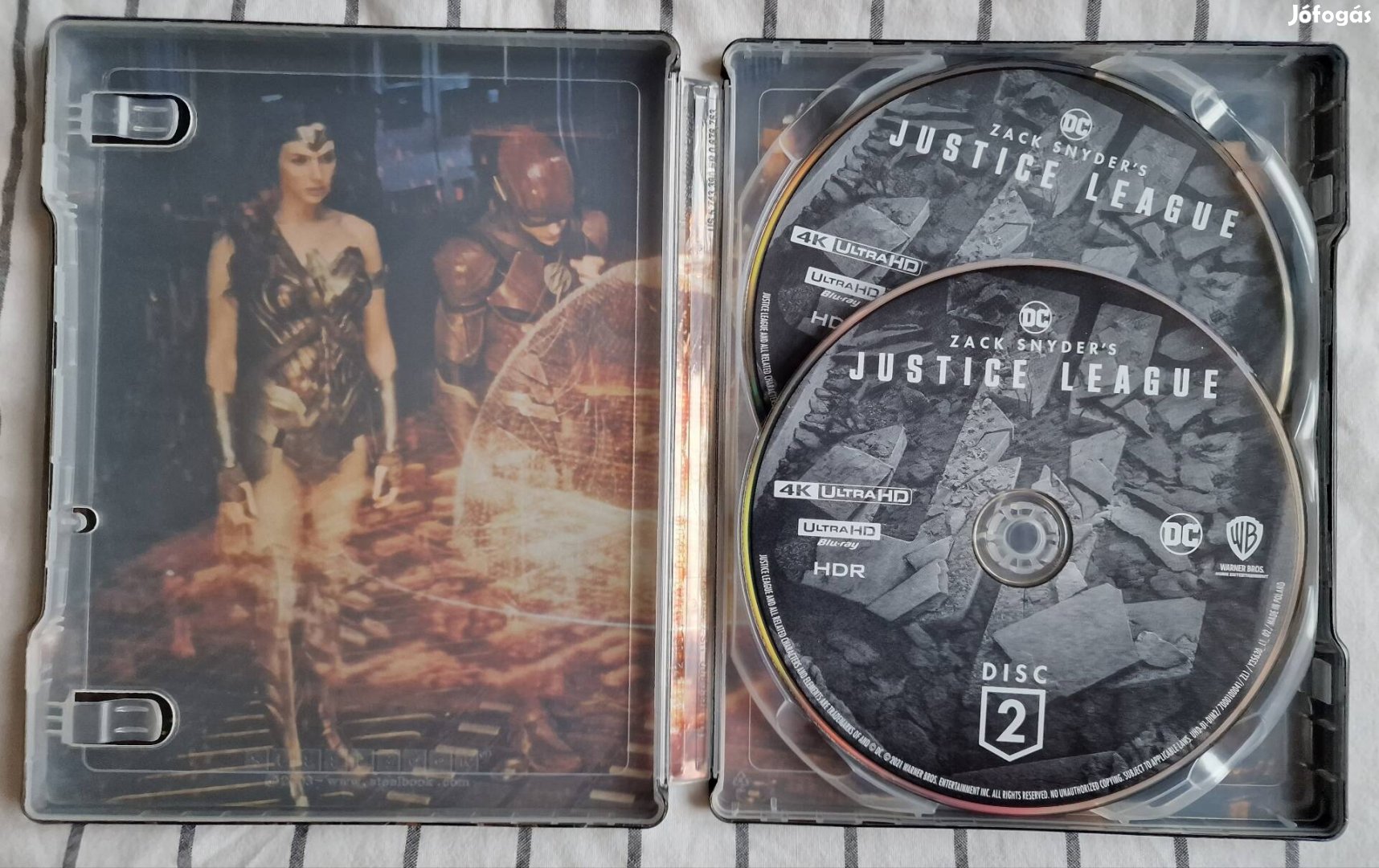 Zack Snyder Az Igazság Ligája 4K UHD steelbook blu-ray