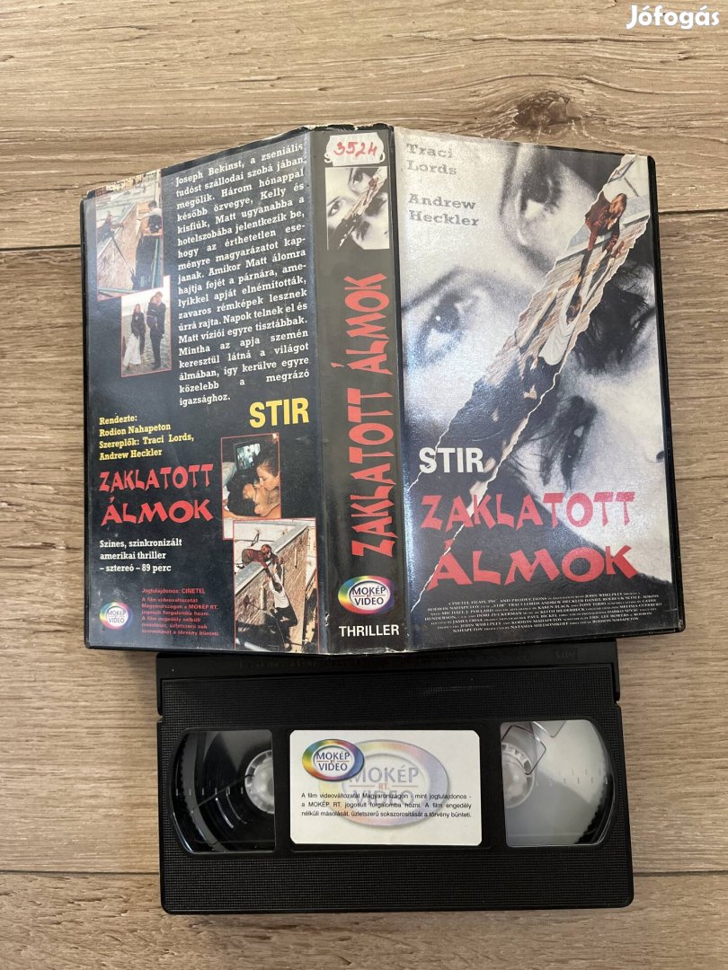 Zaklatott álmok vhs 