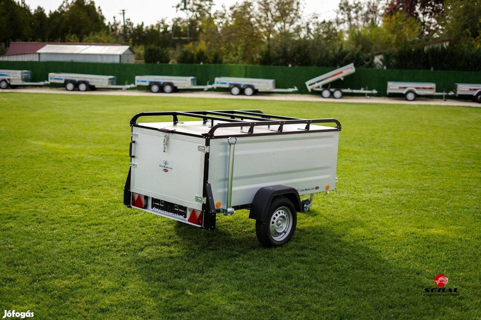 Zalaegerszegen új német TPV dobozos utánfutó akciósan csak 676.000 Ft