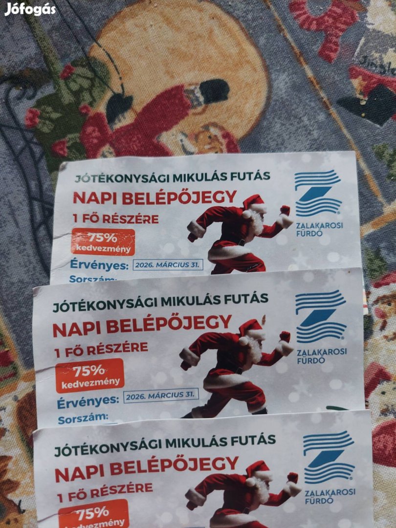 Zalakarosi Fürdőbe fürdőbelépő jegyek eladók 990 Ft-ért