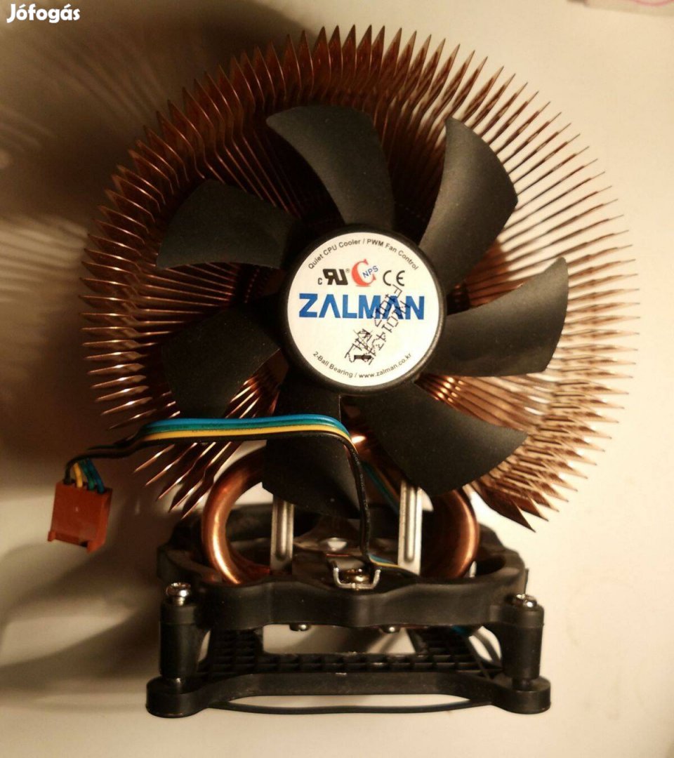 Zalman 775 Sbp CPU Hűtés Rézcsöves (DDR2-es korszakból)