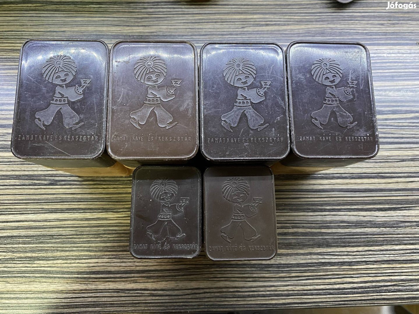 Zamat kávé és kekszgyár dobozok