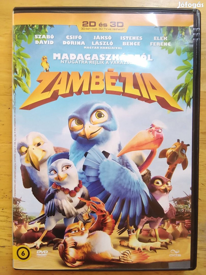 Zambézia 2D + 3D dvd 