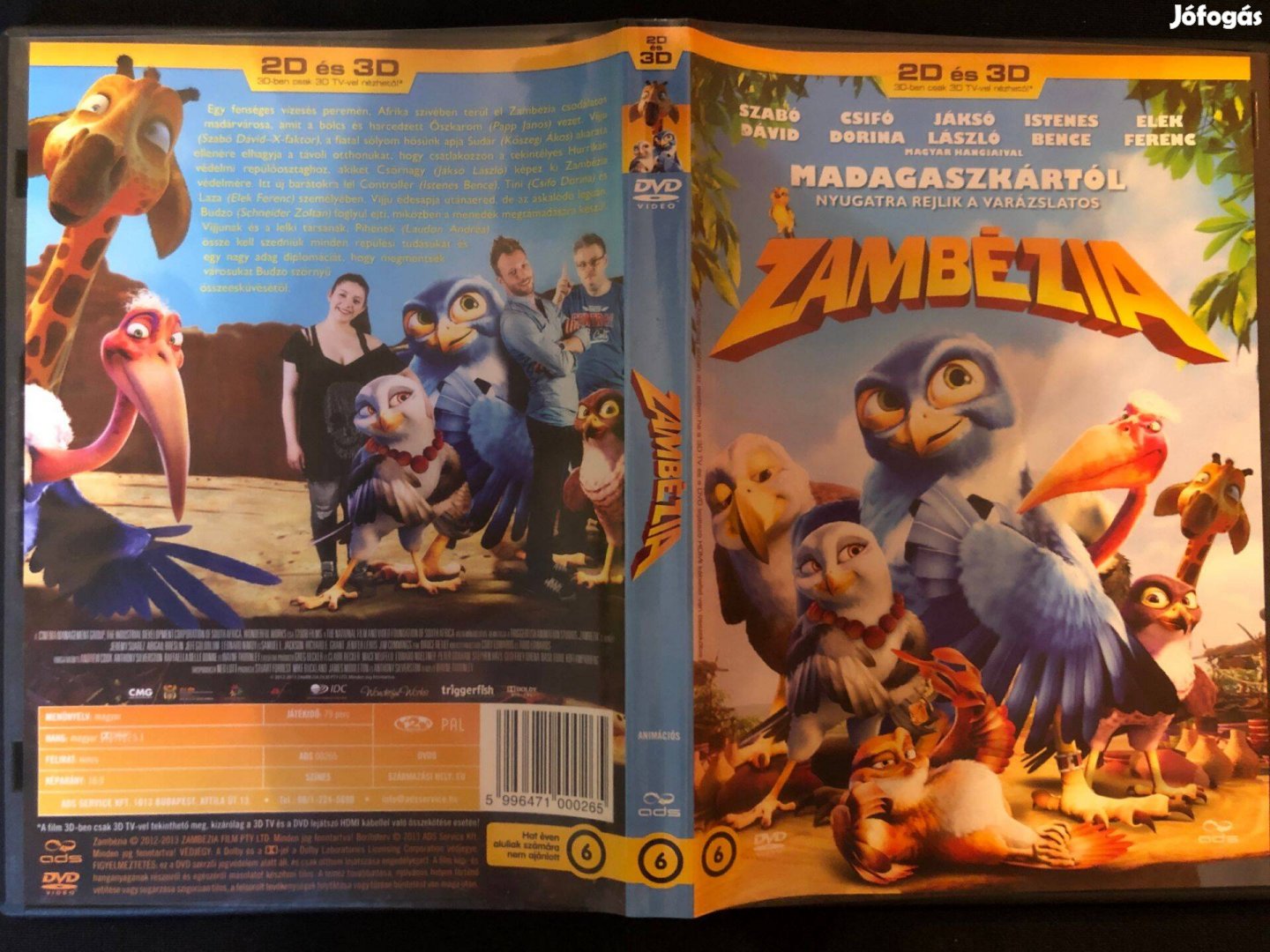 Zambézia (karcmentes, 2D és 3D kiadás) DVD
