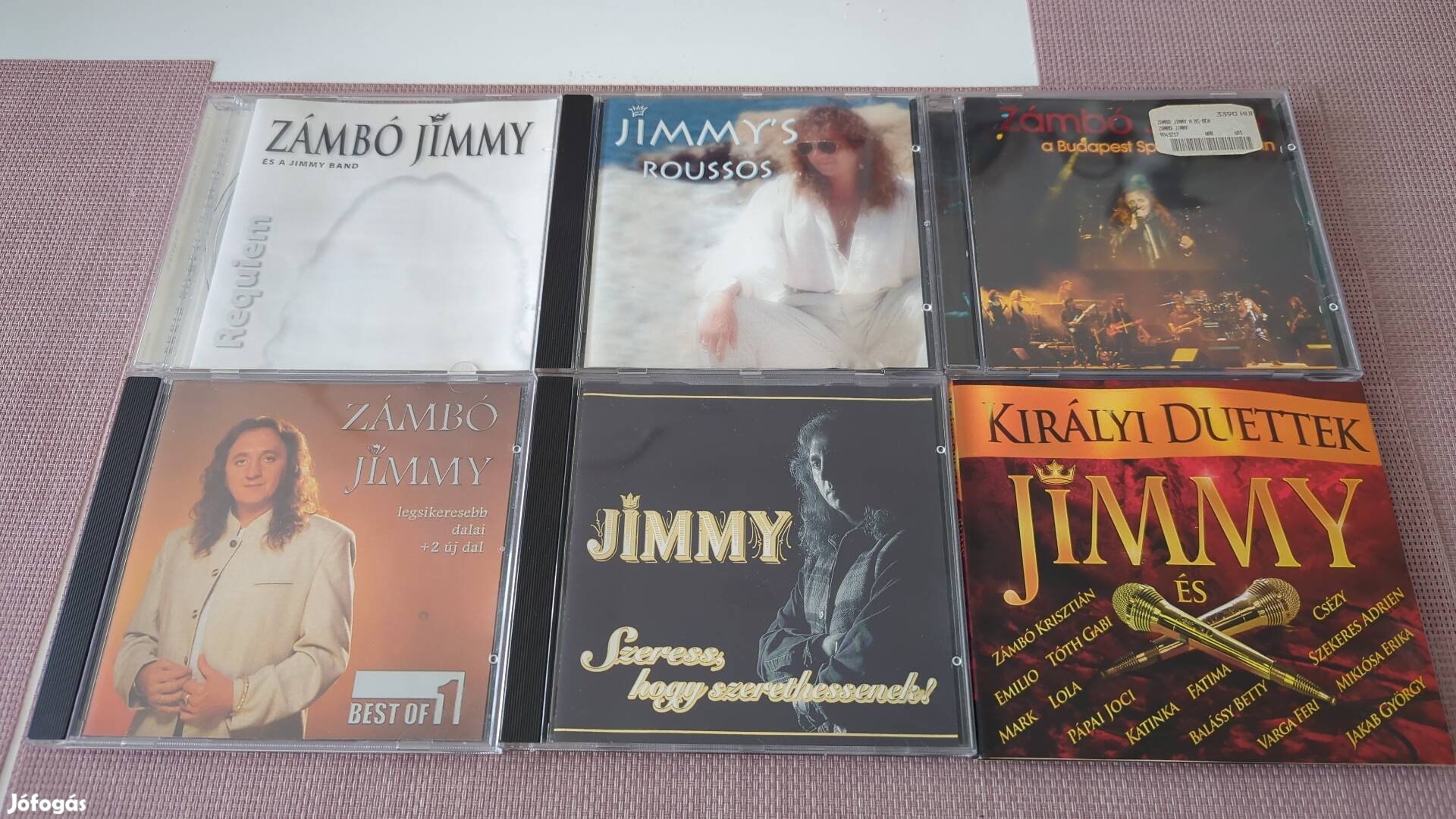 Zámbó Jimmy CD-k Gyüjteményől (4db)