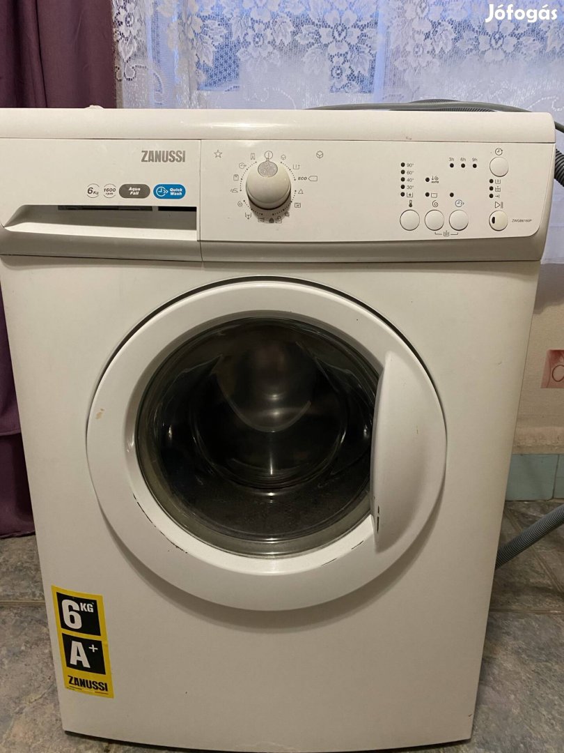 Zanussi 6 kg keskeny mosógép