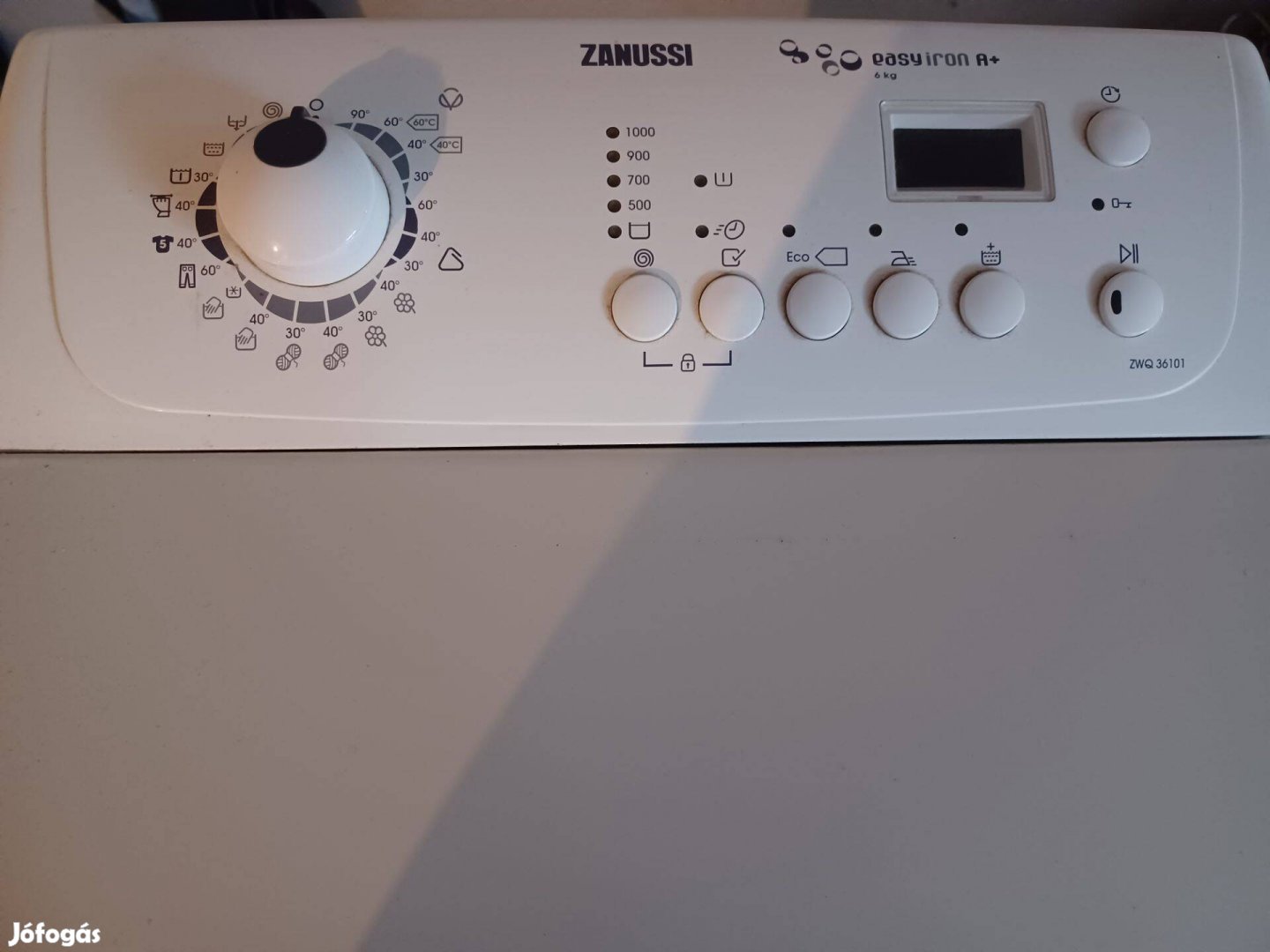 Zanussi easy iron zwq36101 felültöltős mosógép Eladó