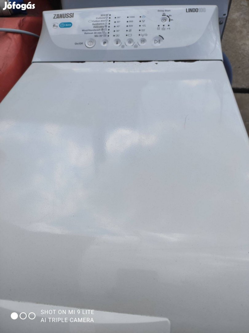 Zanussi lindo 100 felültöltős mosógép