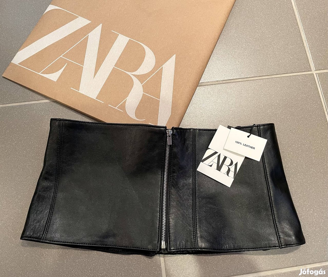 Zara 100% bőr corset öv