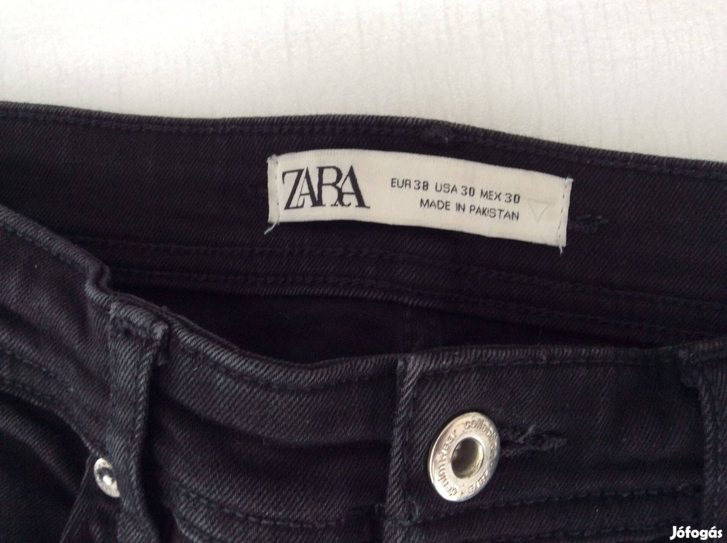 Zara 38-as fekete farmer Skinny férfi / kamasz fiú farmer