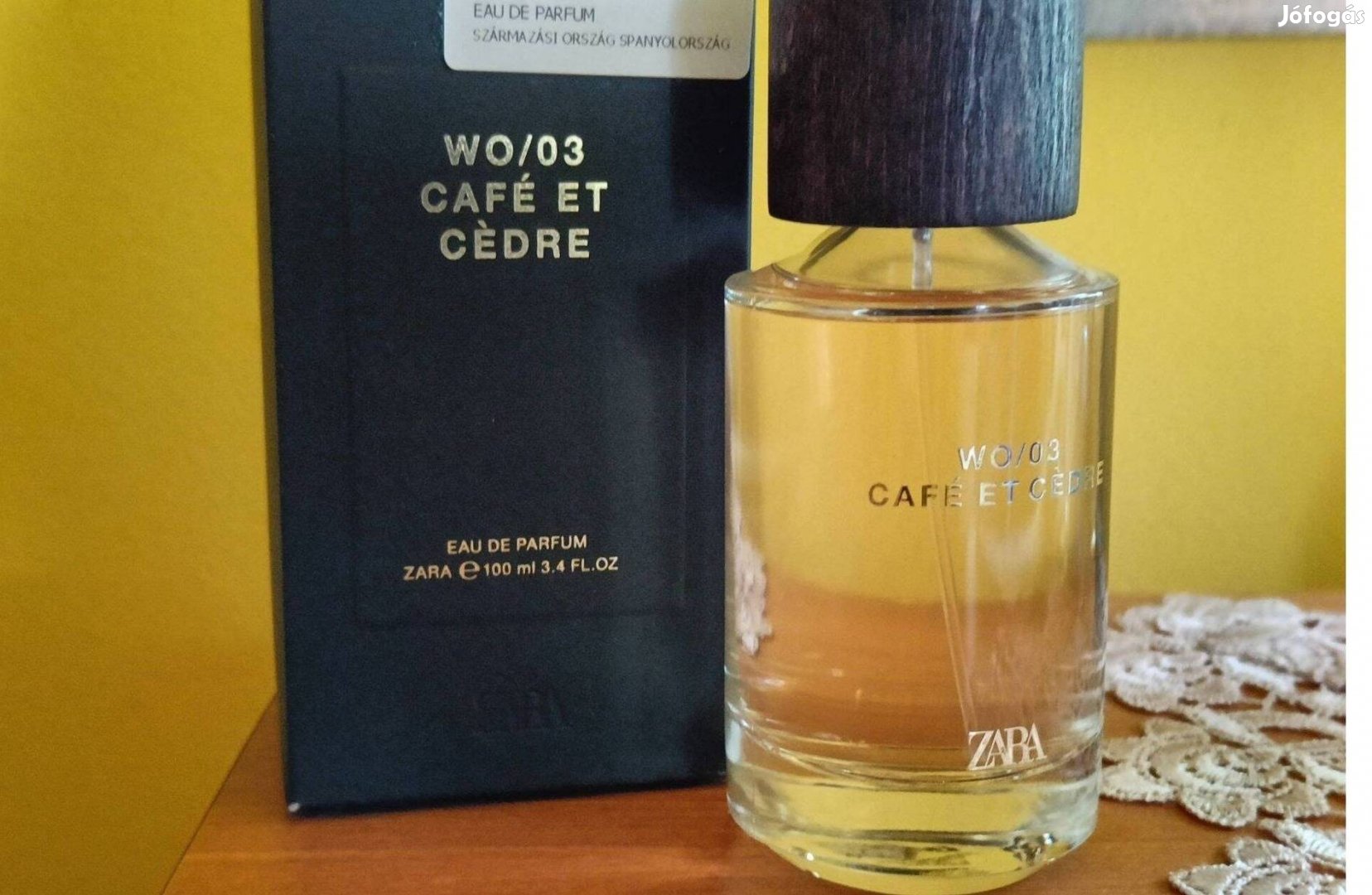 Zara Cafe Et Cedre EDP férfi parfüm (Dior Homme jellegű illat)