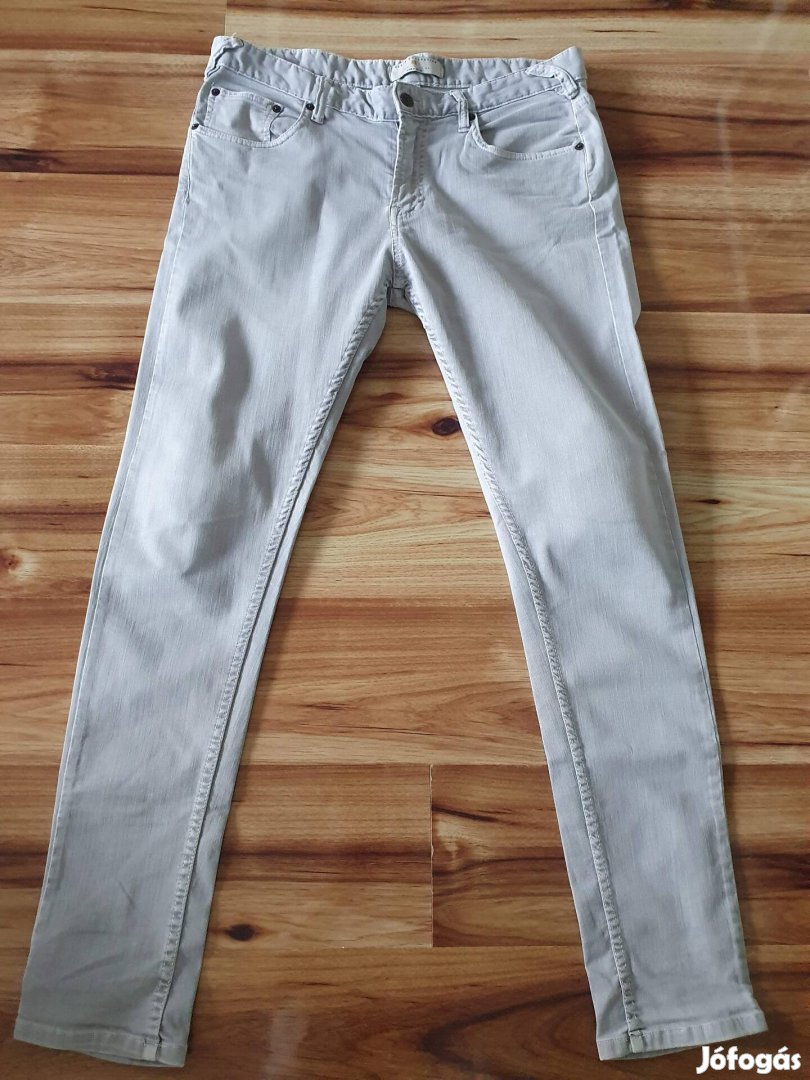 Zara Man Denim farmer, 34-es, világosszürke, hibátlan 