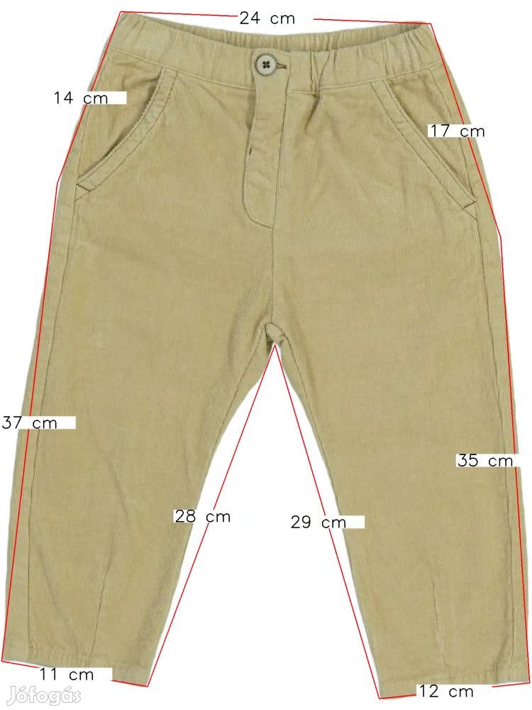 Zara Új (címkés) Fiú Hosszúnadrág (Méret: 98)