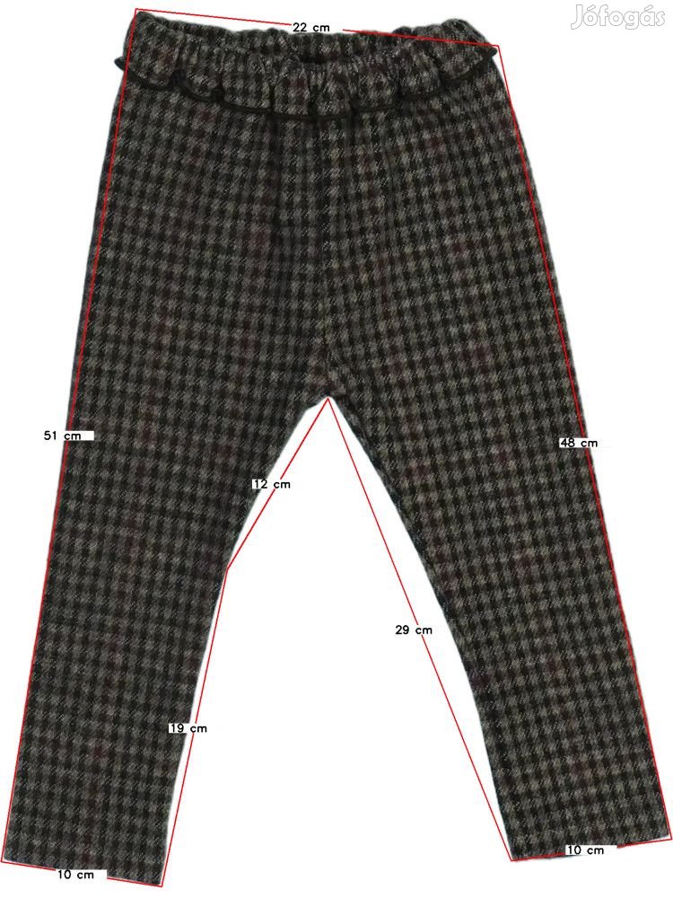 Zara Új (címkés) Lány Bélelt és Thermo nadrág (Méret: 98)