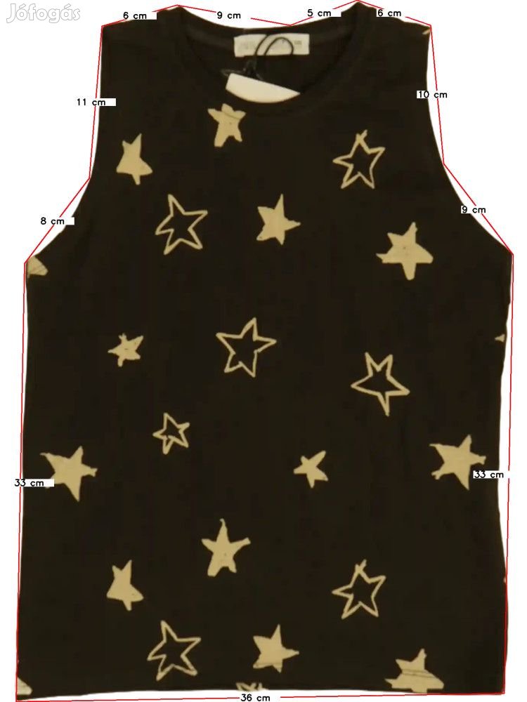 Zara Új (címkés) Lány Lányka / Női ujjatlan póló / top (Méret: 122)