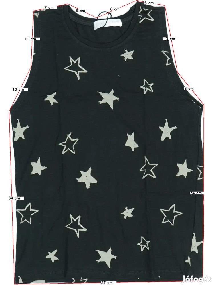 Zara Új (címkés) Lány Lányka / Női ujjatlan póló / top (Méret: 128)
