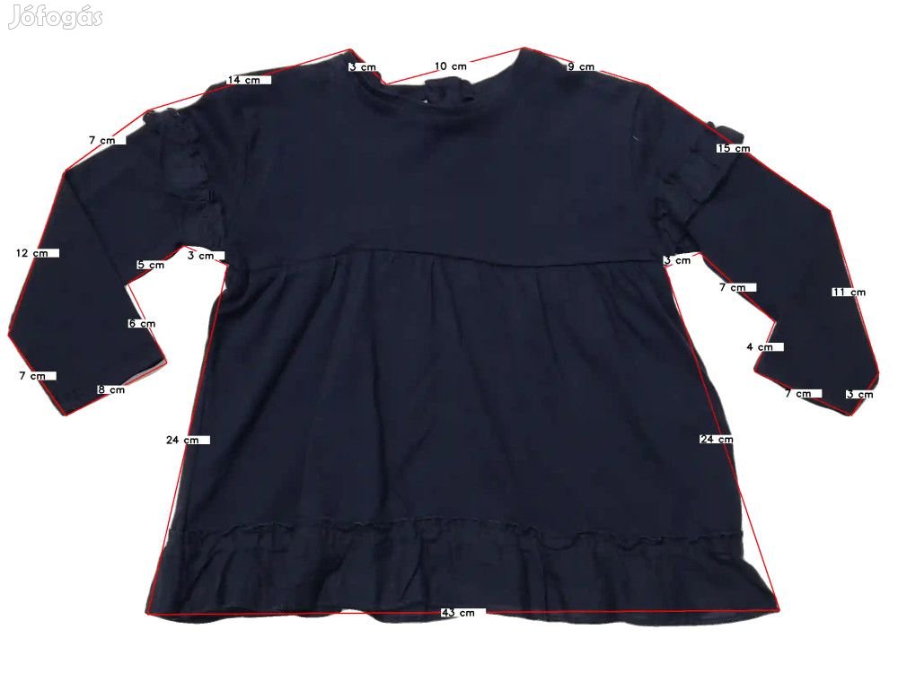 Zara Új (címkés) Lány Ruha (Méret: 74)