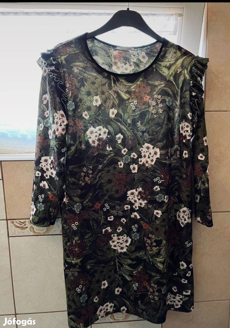 Zara alkalmi miniruha, virágmintás, 42/XL méret