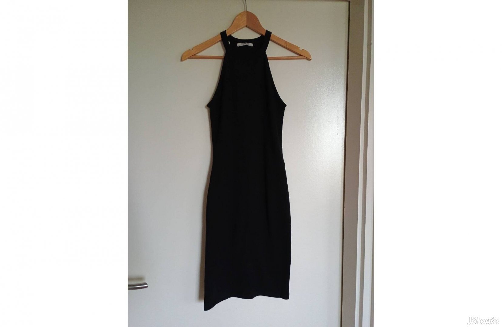 Zara basic fekete ruha S