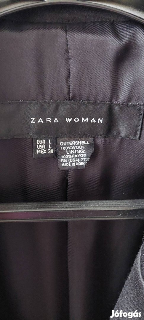 Zara gyapjú elegáms télikabát