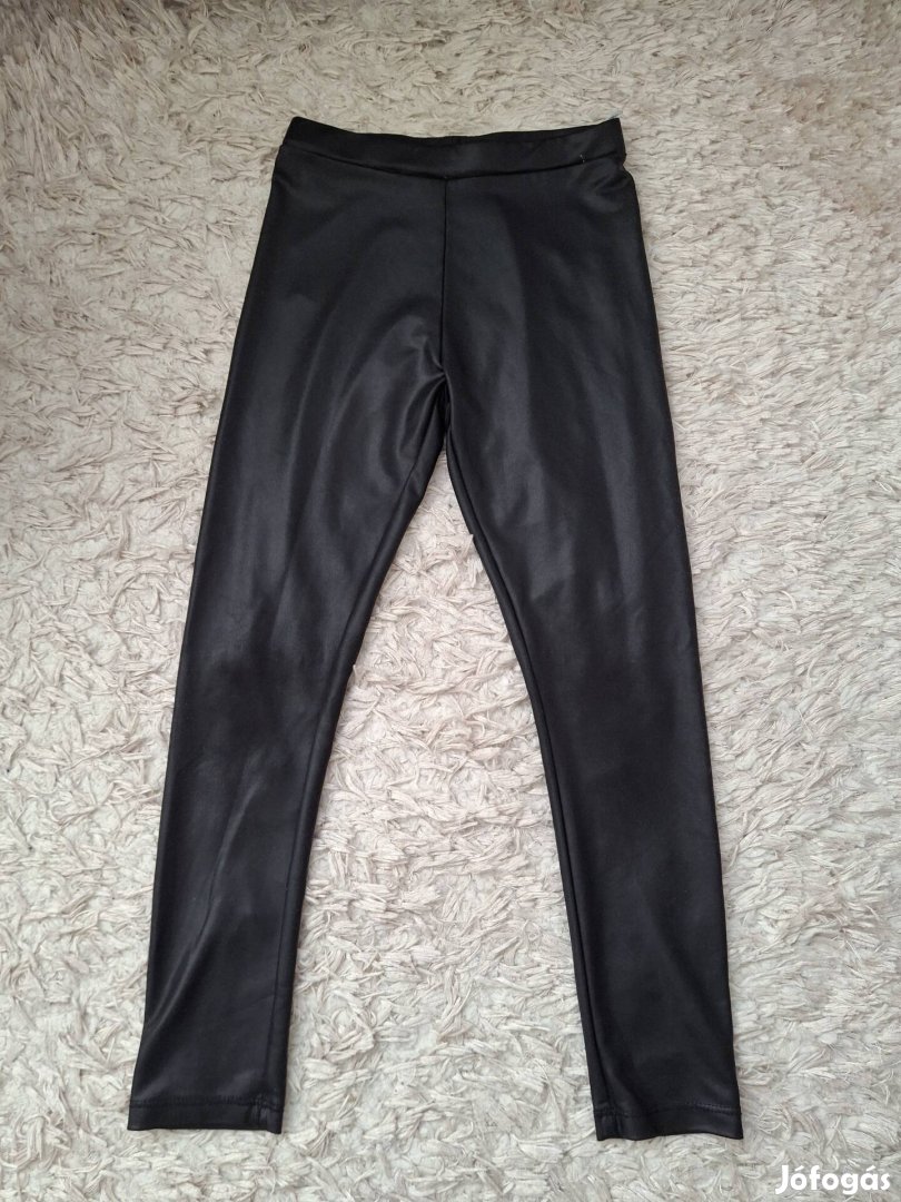Zara kislány 128 128as 128-as bőr bőrhatású leggings