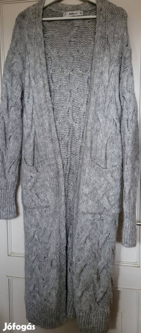 Zara kötött kardigan uj szürke