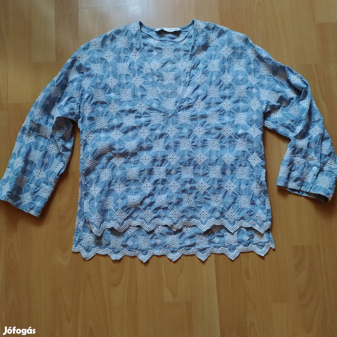 Zara madeirás csodaszép női felső XS S