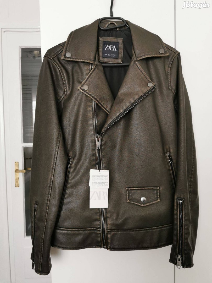 Zara műbőr dzseki, új, címkés, S méret