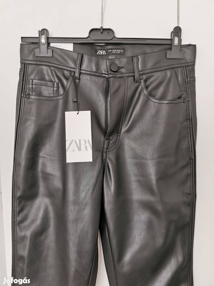 Zara műbőr nadrág, új, címkés, 29 méret