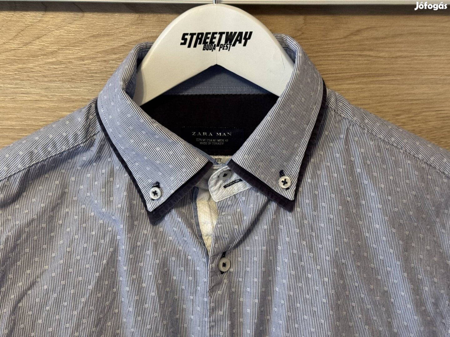 Zara slim fit ing dupla galléros