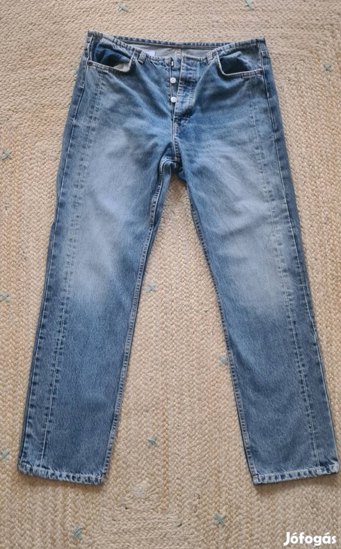 Zara straight leg mid rise jeans 42