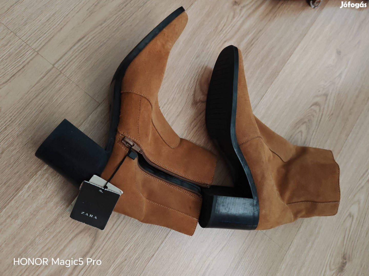 Zara uj címkés bőr női lábbeli 41