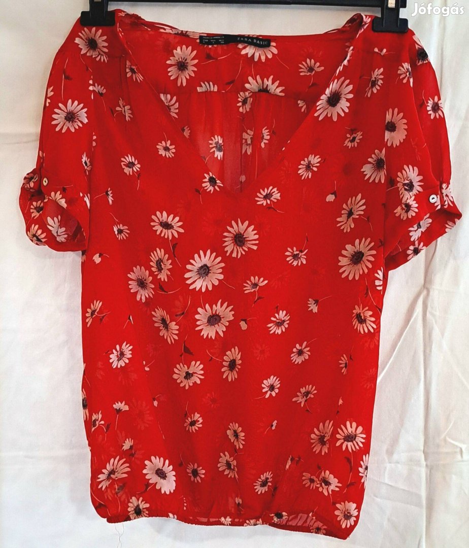 Zara virágos női blúz