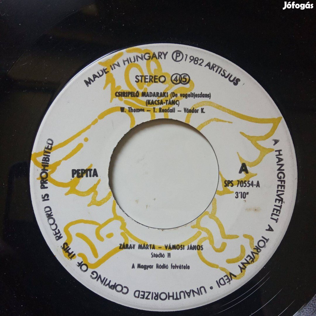 Záray Márta Vámosi János Kacsatánc Csiripelő Madarak! De