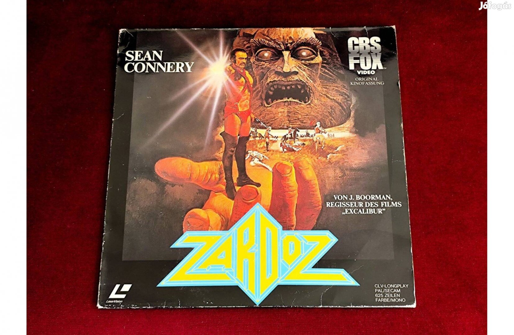 Zardoz 1974. Laserdisc - Képlemez