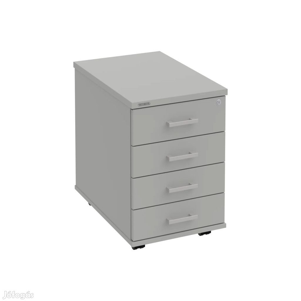 Zárható 4 fiókos irodai konténer K34CN szürke