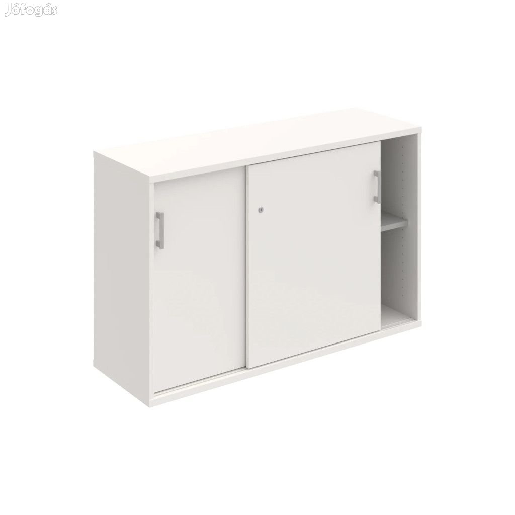 Zárható irodai szekrény Strong SZ2 12002 fehér