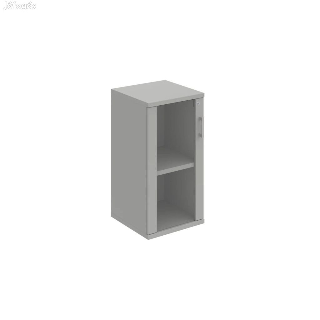 Zárható üveges vitrin Strong SZ2 4002L szürke