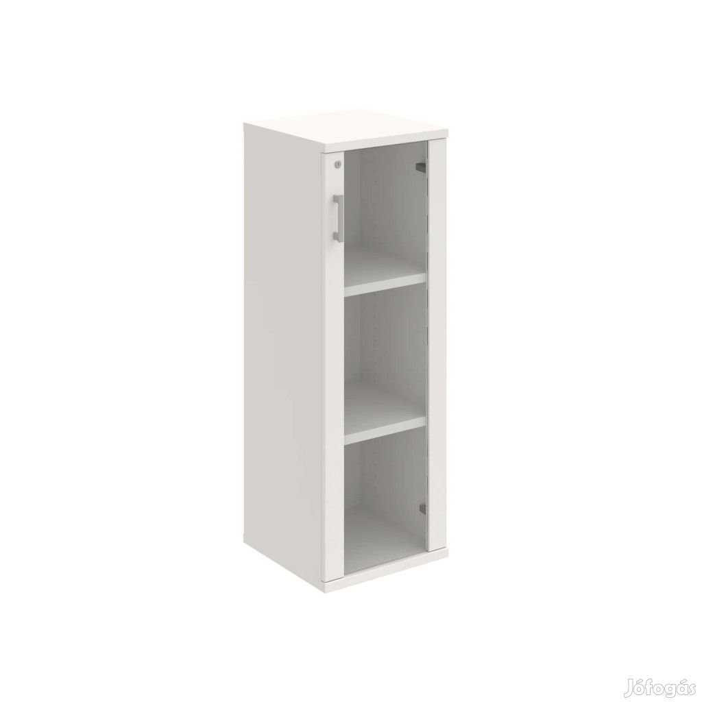 Zárható üveges vitrin Strong SZ3 4002P fehér