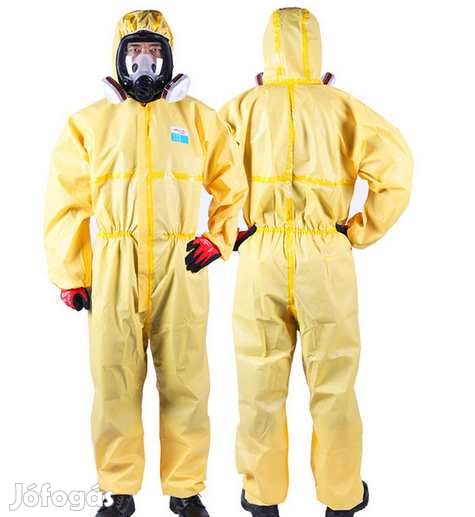 Zárt Vegyvédelmi Ruha Sav és Lúgálló L-méret 4941
