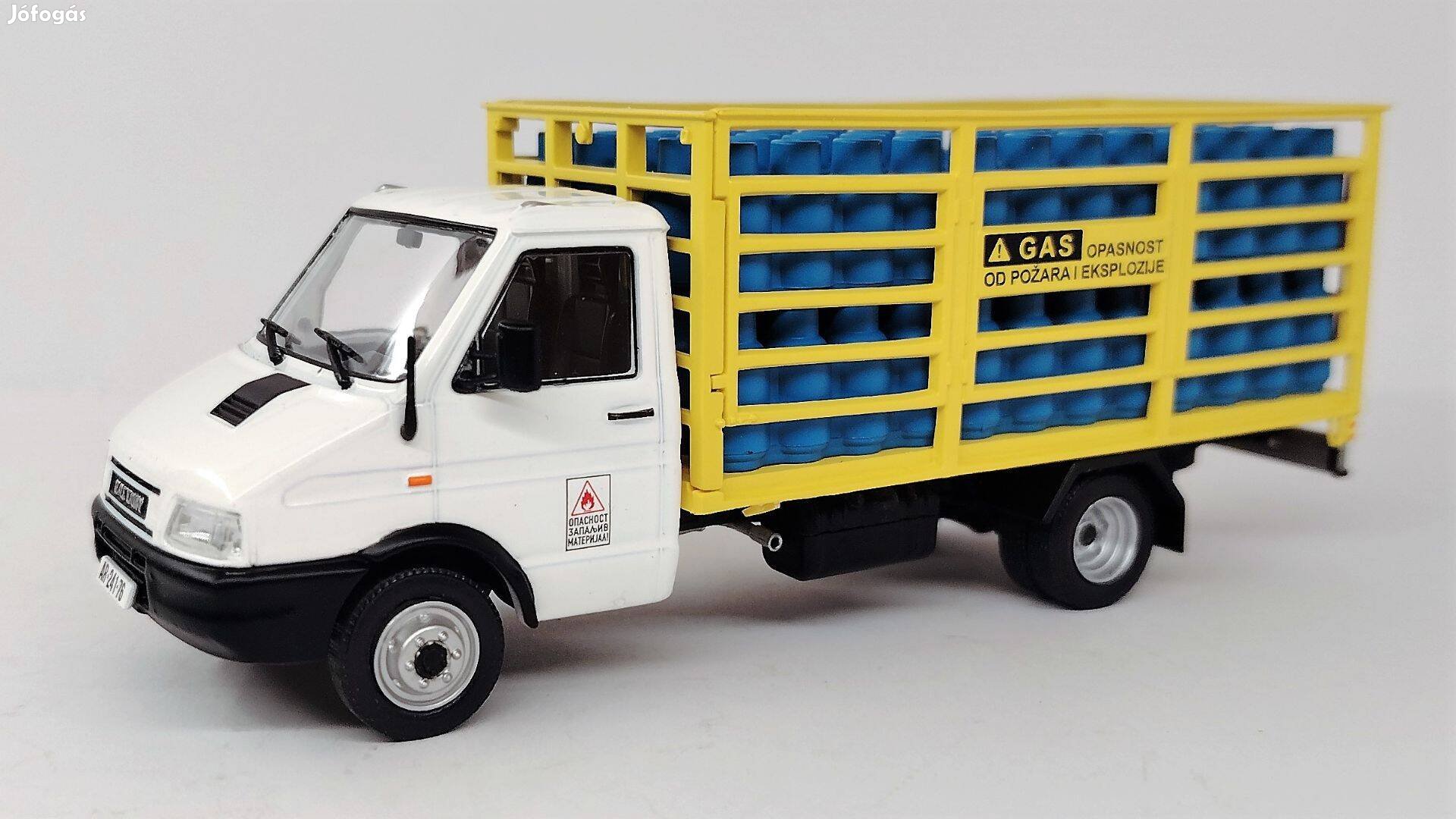 Zastava Turbo Rival gázszállító teherautó modell 1:43 új bontatlan ela