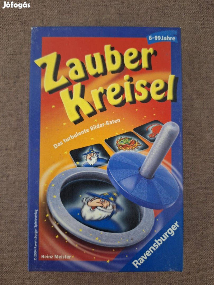 Zauber Kreisel-Varázspörgettyű, utazó társasjáték