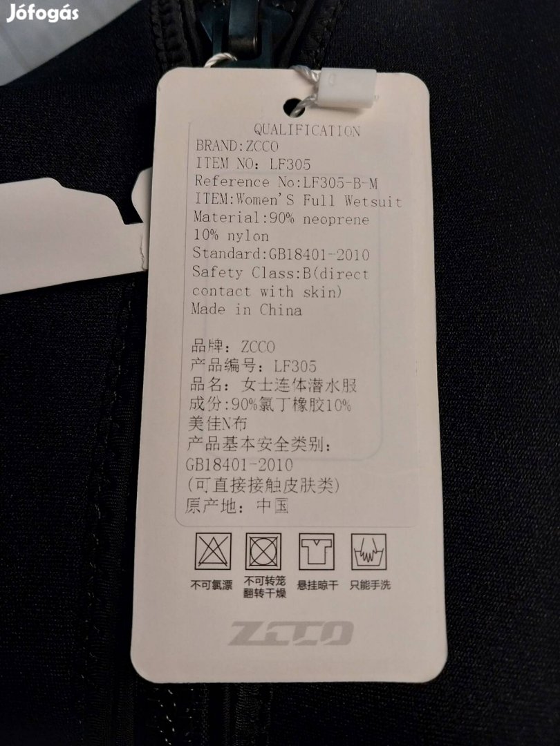 Zcco LF305 3mm női neoprén ruha - M méret